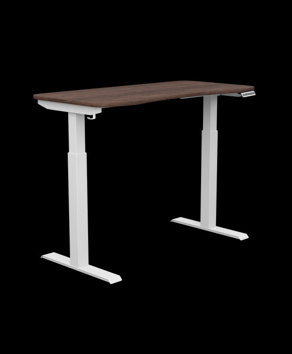 Standing Desk with Concave Top - Coffee
